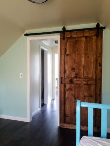 Grayling Cabin - Barnwood door